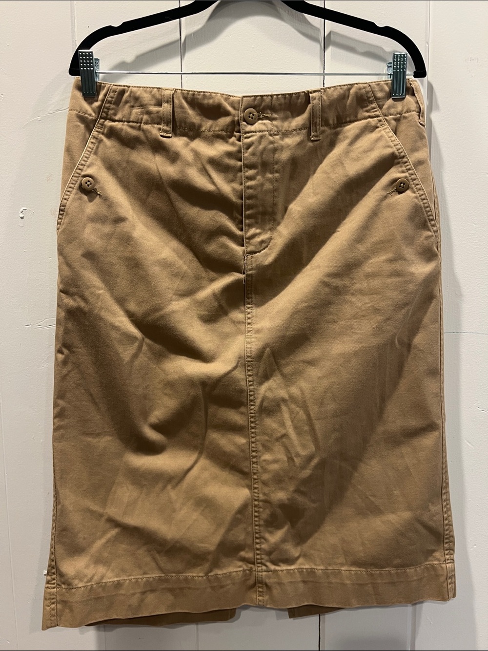 Ralph Lauren Tan Chino Skirt 100% Cotton
